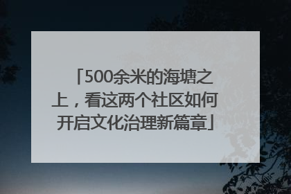 500余米的海塘之上，看这两个社区如何开启文化治理新篇章