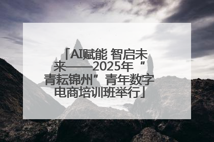 AI赋能 智启未来——2025年“青耘锦州”青年数字电商培训班举行