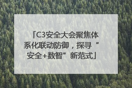 C3安全大会聚焦体系化联动防御，探寻“安全+数智”新范式